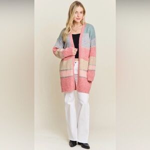 Colorblock Cardigan -OS